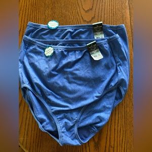 2 VANITY FAIR 13316   Illumniation Cotton Brief Panties 8/XL NWT